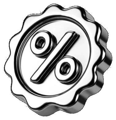 Selo 3D Metálico Patrimônio Social